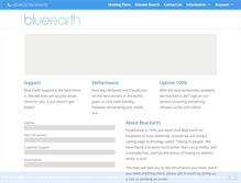 Tablet Screenshot of blue-earth.net